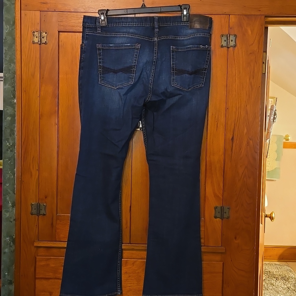 Seven7 Men’s W38 L34  Blue Denim Jeans - Picture 8 of 8